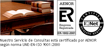 Servicio de Consultas certificado por Aenor